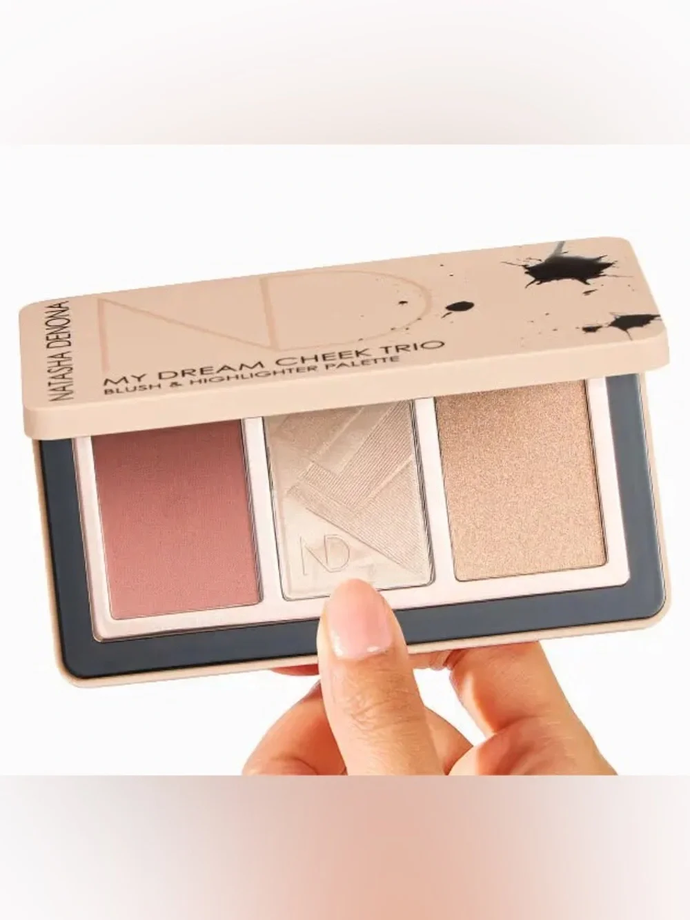Natasha Denona Peachy Pink & Champagne Eye Trio